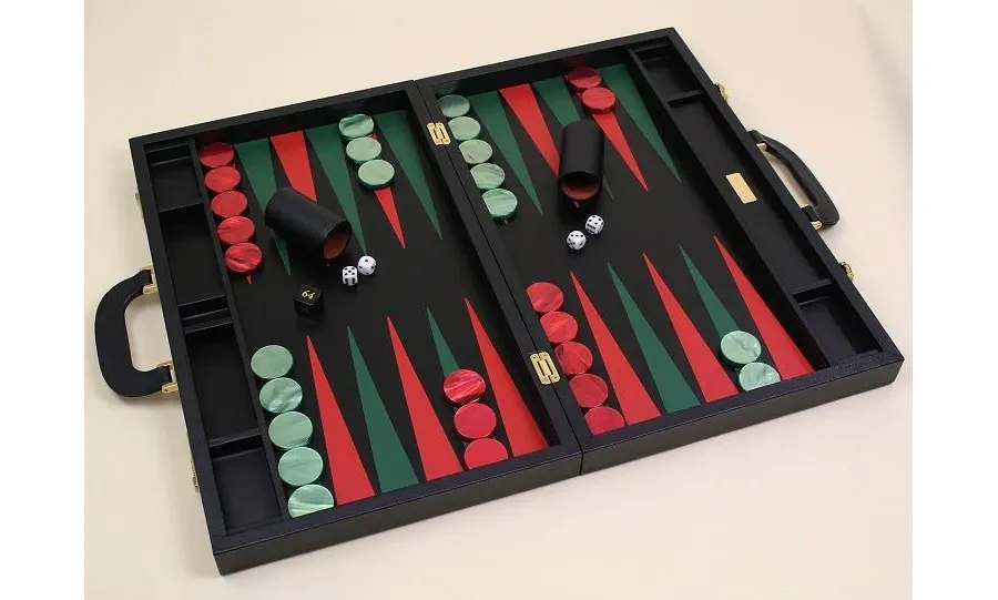 obrazek 2 Drewniany komplet do gry w Backgammon - 58x36x9 cm