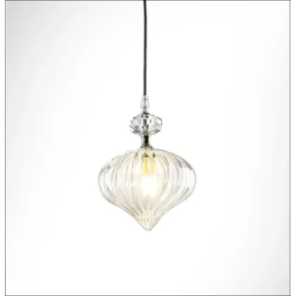 Zdjęcie Kunsztowny żyrandol z dmuchanego i kształtowanego szkła z wewnętrznym oświetleniem – Il Paralume Marina