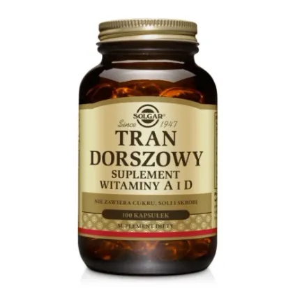 Zdjęcie Solgar Tran dorszowy kapsułki