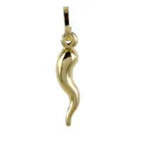 Picture Lucky pendant in yellow gold from Italy