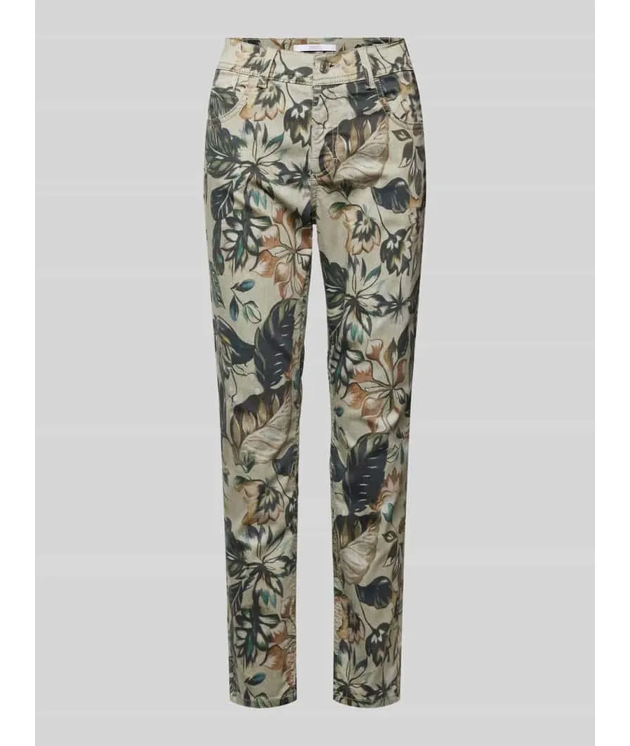 obrazek 1 Jeansy z prostą nogawką o skróconym kroju model ‘Ornella’