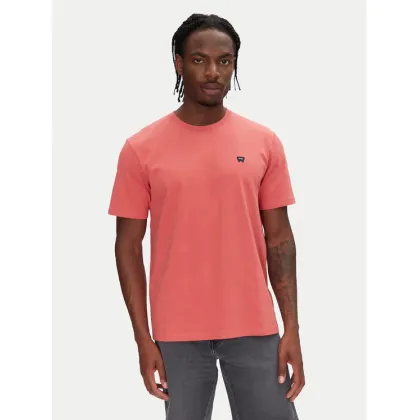 Zdjęcie Wrangler T-Shirt Sign Off 112362687 Czerwony Regular Fit