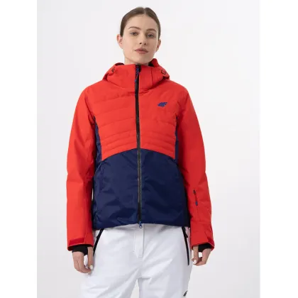 Zdjęcie 4F Kurtka narciarska 4FAW23TTJAF339 Czerwony Slim Fit