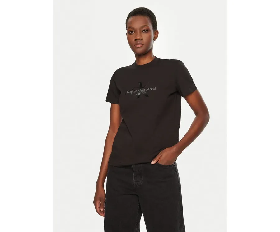 obrazek 1 Calvin Klein Jeans T-Shirt J20J224983 Czarny Regular Fit