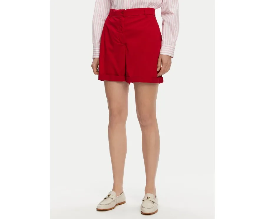 obrazek 1 Tommy Hilfiger Szorty materiałowe WW0WW42457 Czerwony Regular Fit