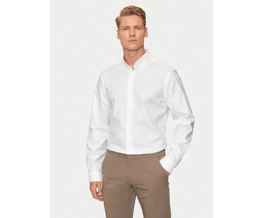 obrazek 1 Calvin Klein Koszula K10K113211 Biały Slim Fit