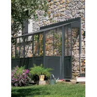 Zdjęcie Przyścienna szklarnia ogrodowa Orangerie 355×223 cm otwierana z lewej strony