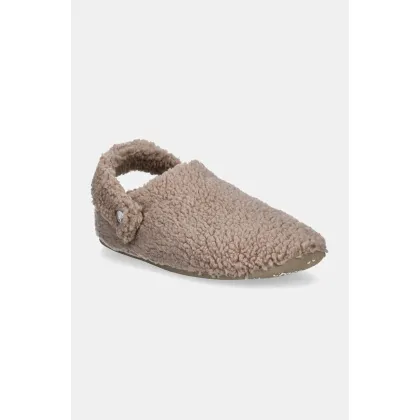 Zdjęcie Crocs kapcie Classic Cozzy Slipper kolor beżowy 209386