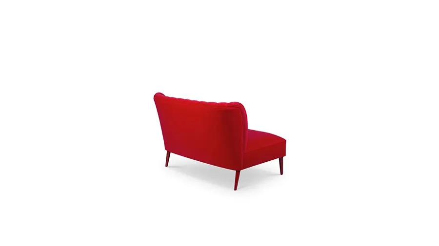 obrazek 3 Czerwona portugalska dwuosobowa sofa
