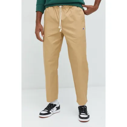 Zdjęcie Champion spodnie męskie kolor beżowy proste 216544-TTP
