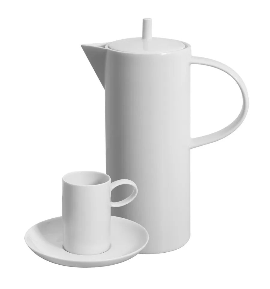 obrazek 1 Klasyczny zestaw do kawy z porcelany z kolekcji Domo White - Vista Alegre