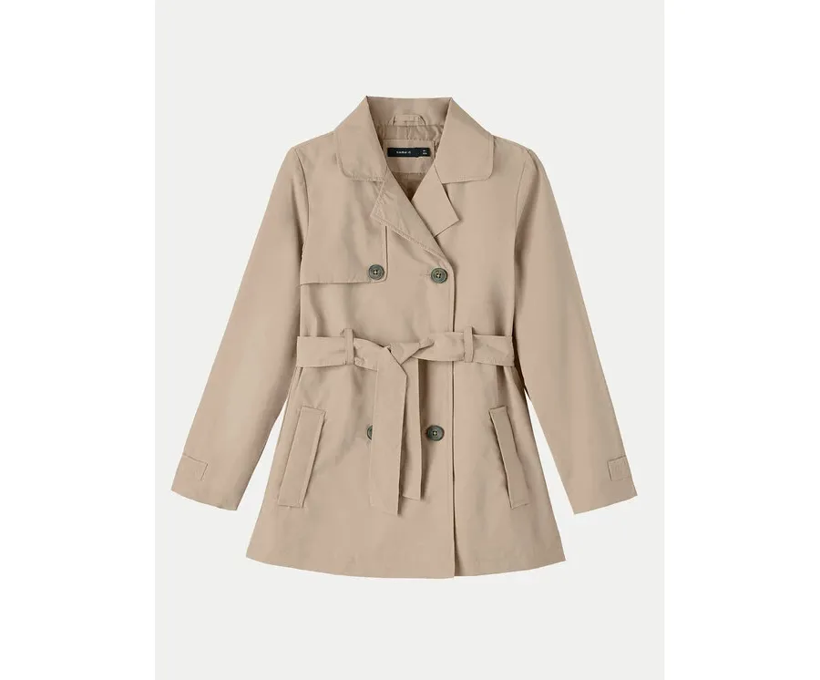 obrazek 1 NAME IT Trencz Madelin 13237537 Beżowy Regular Fit