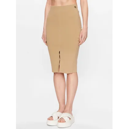 Zdjęcie Calvin Klein Jeans Spódnica ołówkowa J20J221437 Beżowy Slim Fit
