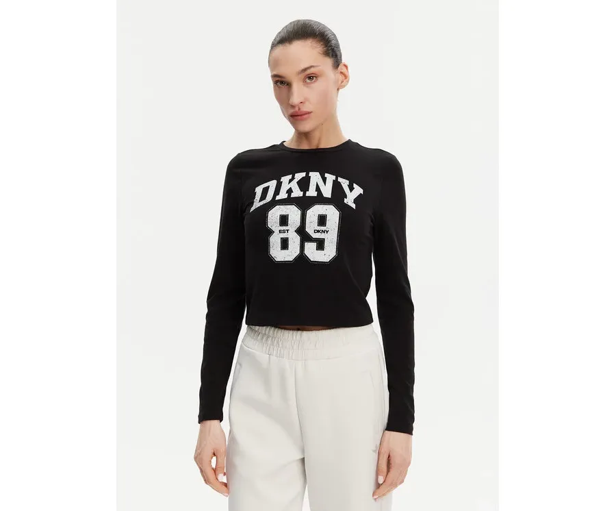 obrazek 1 DKNY Bluzka DP4T9979 Czarny Regular Fit