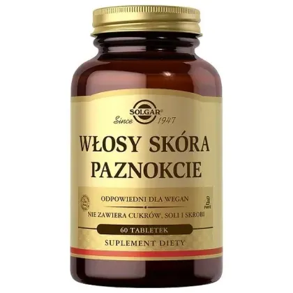 Zdjęcie Solgar Włosy Skóra Paznokcie Tabletki