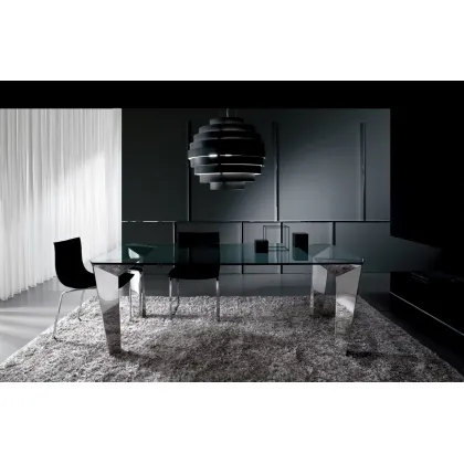 Zdjęcie Osobliwy stół do jadalni od włoskiego producenta - 200x100 cm