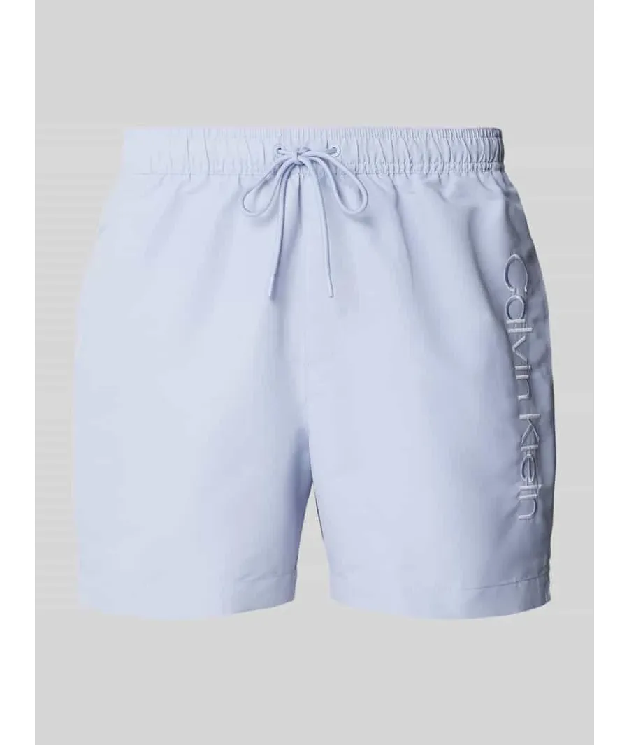 obrazek 1 Spodenki kąpielowe z wyhaftowanym logo