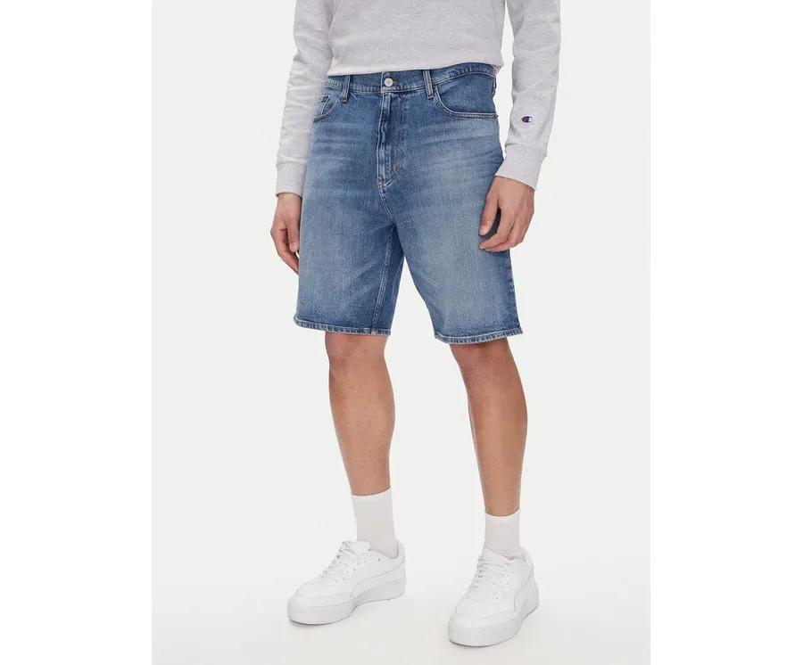 obrazek 1 Tommy Jeans Szorty jeansowe Isaac DM0DM20952 Niebieski Relaxed Fit