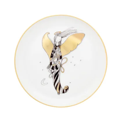 Picture Porcelain ashtray with an angel motif - Vista Alegre