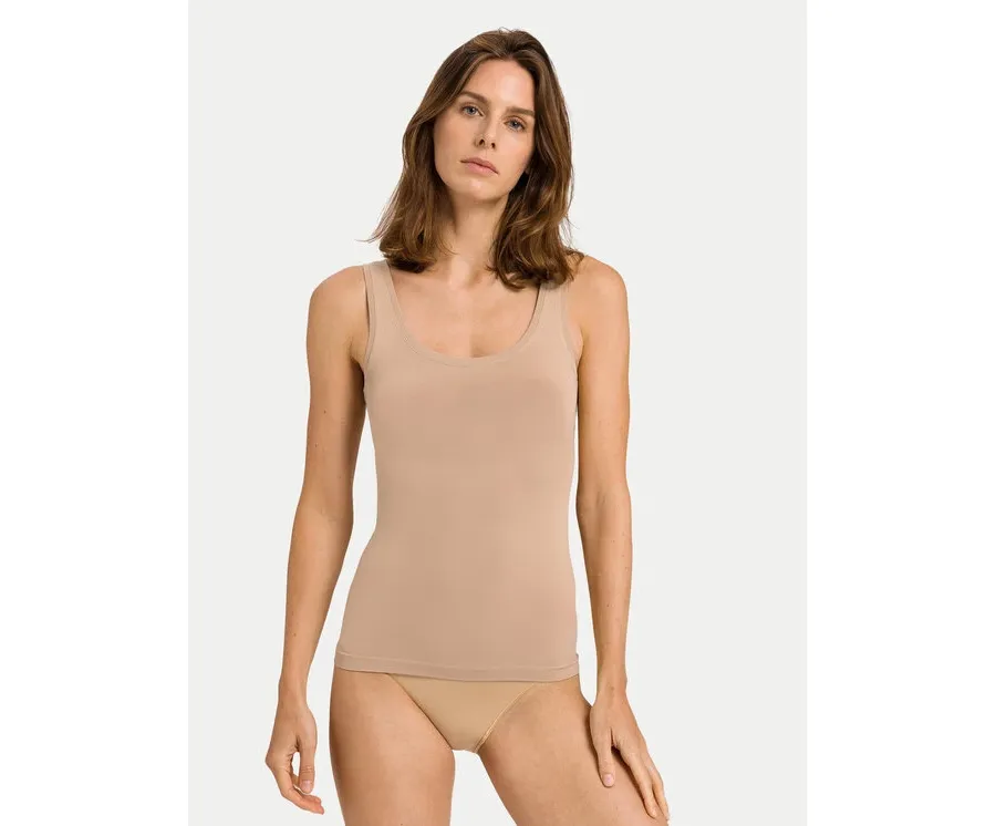 obrazek 1 Hanro Top Touch Feeling 71814 Beżowy Slim Fit