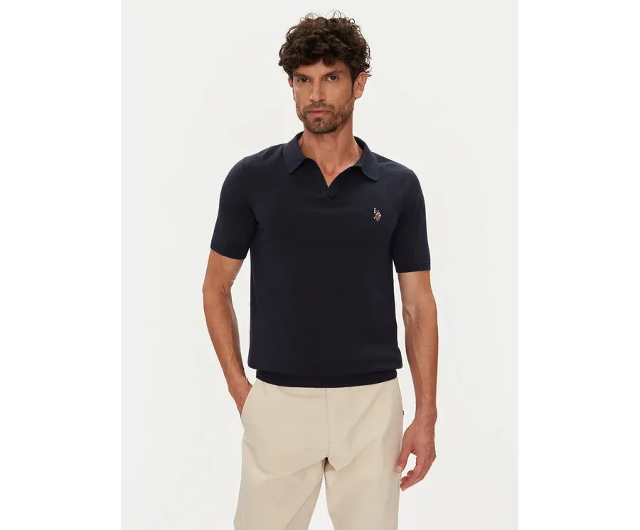 obrazek 1 U.S. Polo Assn. Polo MUP3554 Granatowy Slim Fit