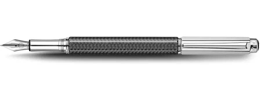 picture 1 Varius Fountain Pen Carbon 3000 silver-plated/rhodium-coated