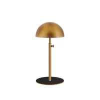 Picture Elegant gold-plated hat stand with black base