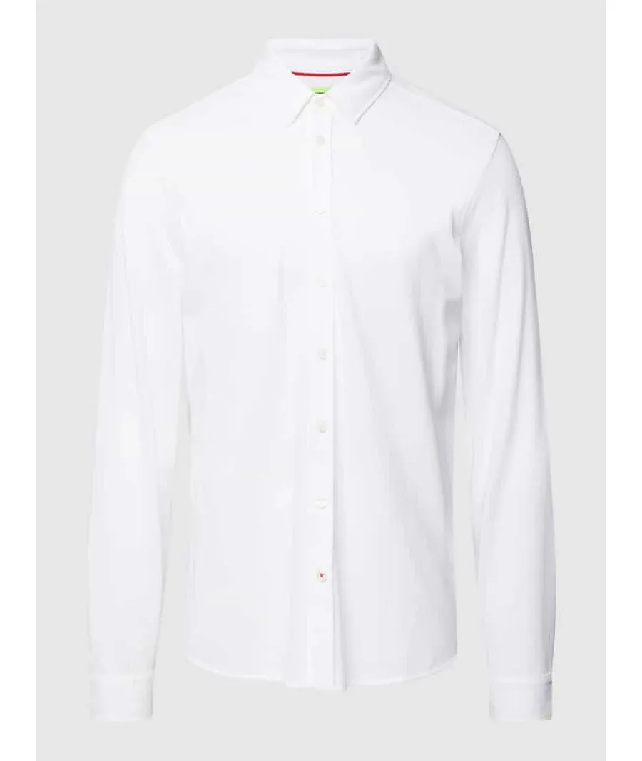 obrazek 1 Koszula casualowa o kroju regular fit z fakturowanym wzorem