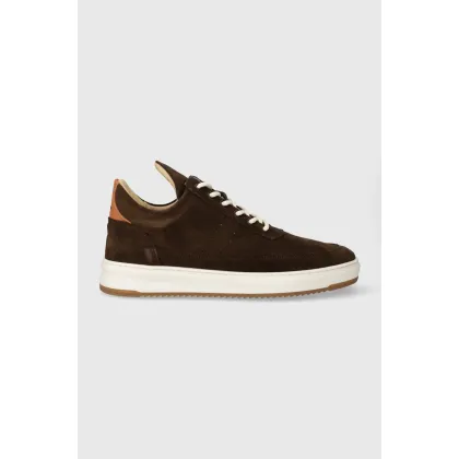 Zdjęcie Filling Pieces sneakersy zamszowe Low Top Suede kolor brązowy 10123081933