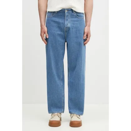 Zdjęcie Drôle de Monsieur jeansy Le Jean Baggy Rayures męskie G-BP168-CO179-LBE