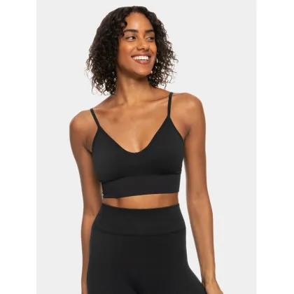 Zdjęcie Roxy Biustonosz sportowy Seamless Bra Tops ERJKT04020 Szary