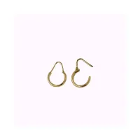 Picture Wonderful earrings with a bridge hook, diameter 13mm