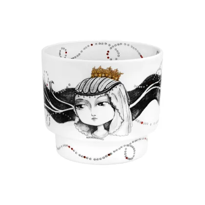 Zdjęcie Porcelanowy wazon dekoracyjny Queen Leonor