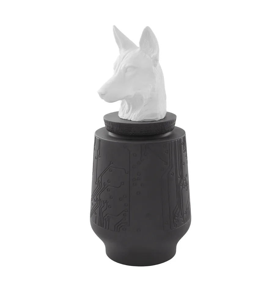 obrazek 1 Porcelanowy pojemnik Wilk Vermelho z kolekcji gatunki zagrożone - Vista Alegre