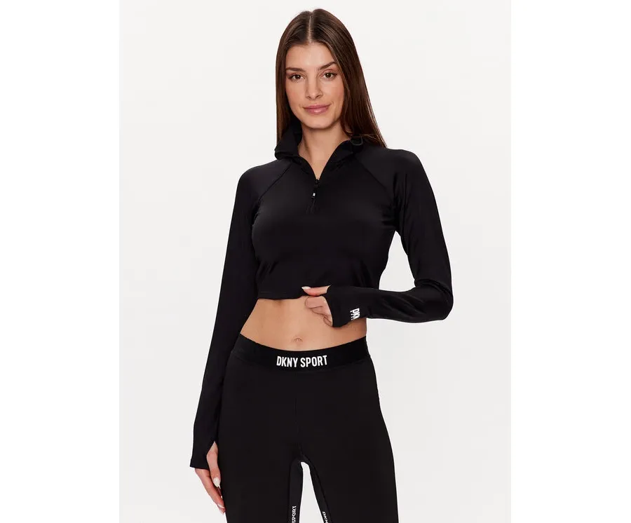 obrazek 1 DKNY Sport Bluzka DP2T9232 Czarny Classic Fit
