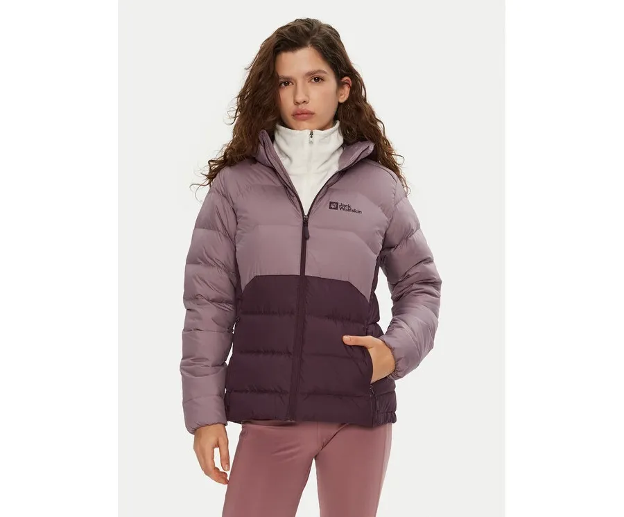 obrazek 1 Jack Wolfskin Kurtka puchowa Ather Down A60330 Fioletowy Regular Fit