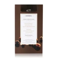 Zdjęcie KORRES Argain Oil Advanced Hair Colour Dark Chocolate / Chocolate Brown Intensive 4.77 Farba do włosów 1 szt.