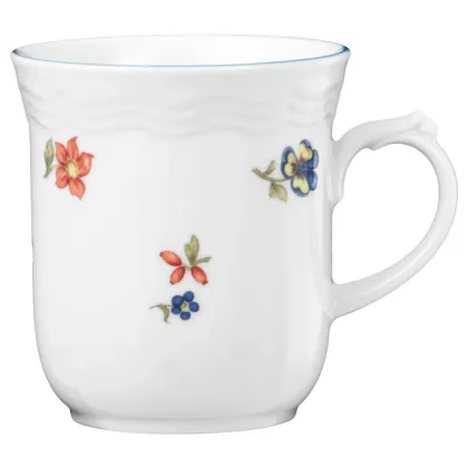 Zdjęcie Porcelanowy kubek z wyjątkowym kwiatowym zdobieniem – Seltmann Weiden