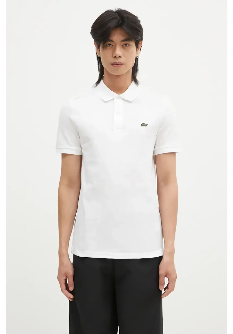 obrazek 1 Lacoste polo bawełniane kolor biały