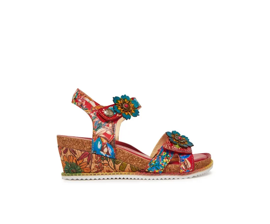 obrazek 1 Laura Vita Sandały Bonito 13 Czerwony