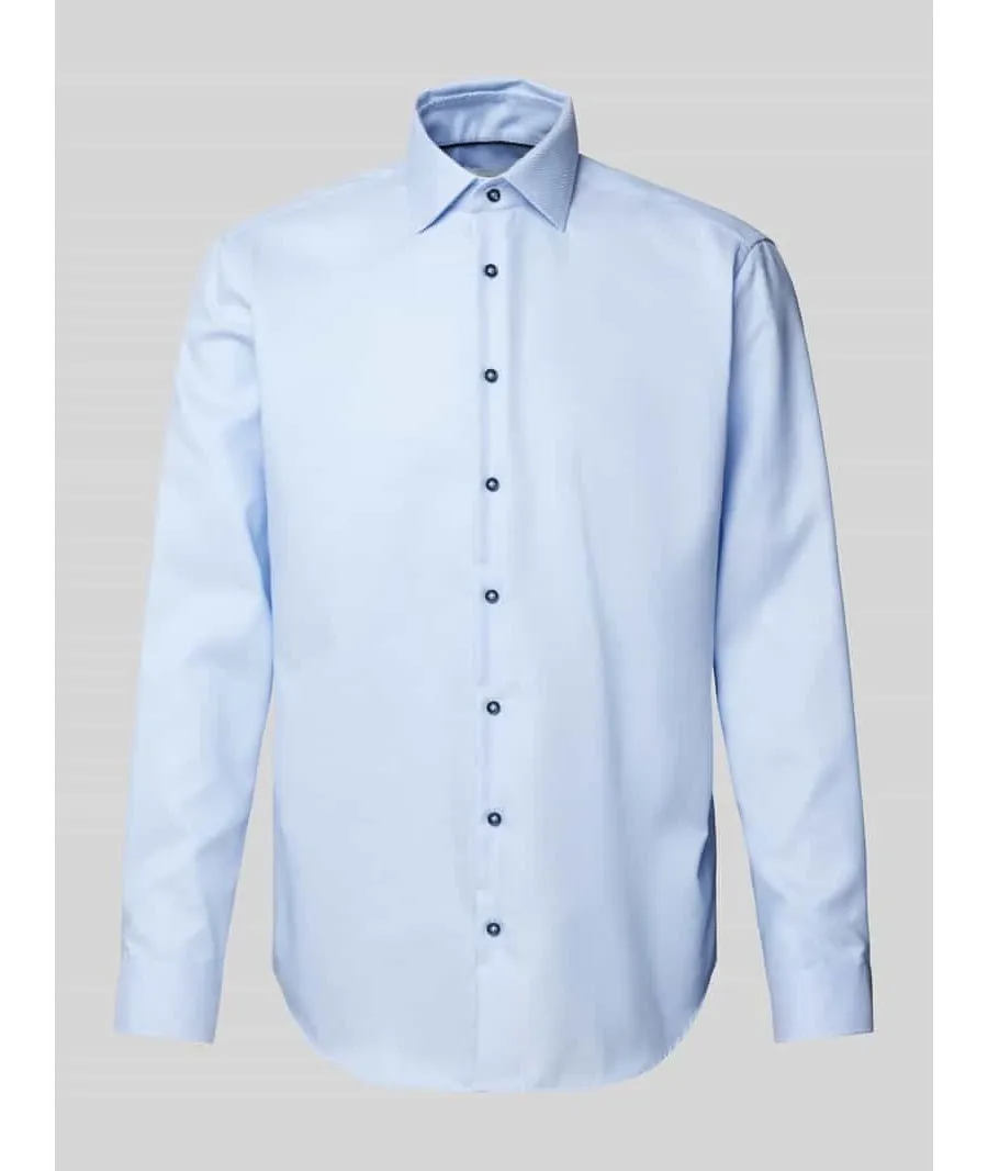 obrazek 1 Koszula biznesowa o kroju regular fit z kołnierzykiem typu kent