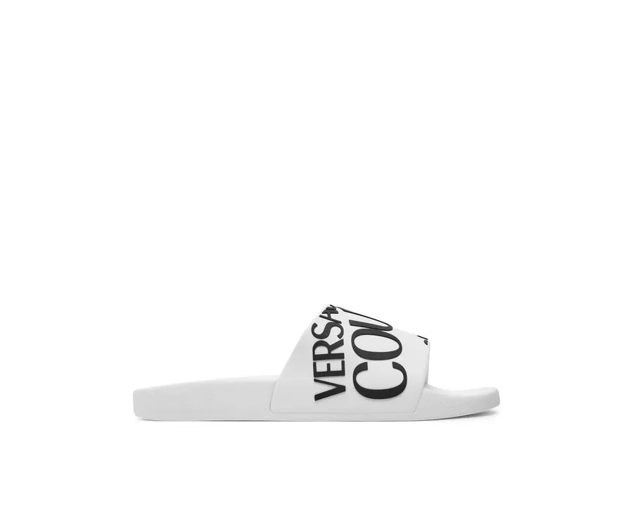 obrazek 1 Versace Jeans Couture Klapki 77YA3SQ1 71352 Biały