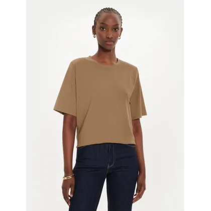 Zdjęcie ViCOLO T-Shirt UB0294 Brązowy Regular Fit