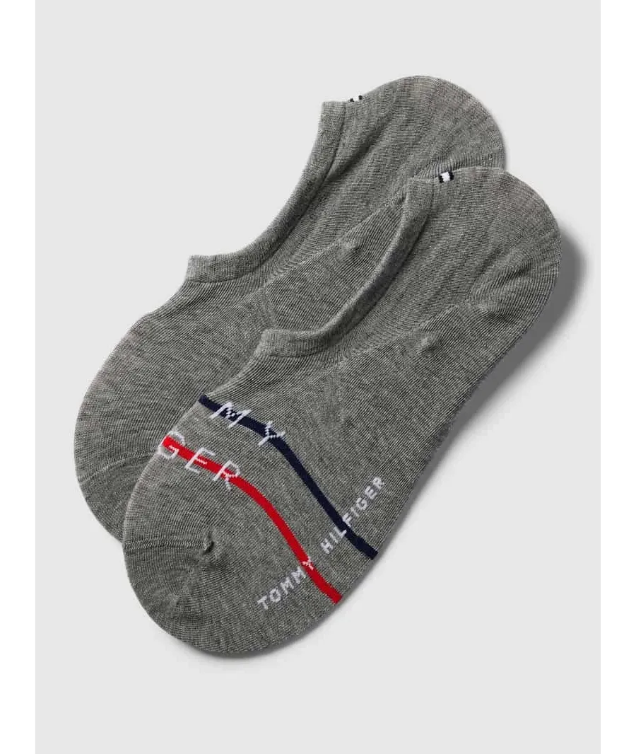 obrazek 1 Skarpetki stopki z nadrukiem z logo w zestawie 2 szt.