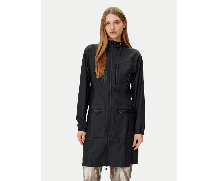 obrazek 1 Rains Kurtka przeciwdeszczowa 12050 Czarny Regular Fit