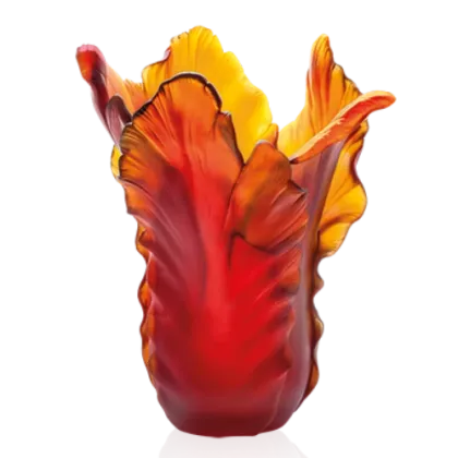 Zdjęcie Kryształowy roślinny wazon – marka Daum