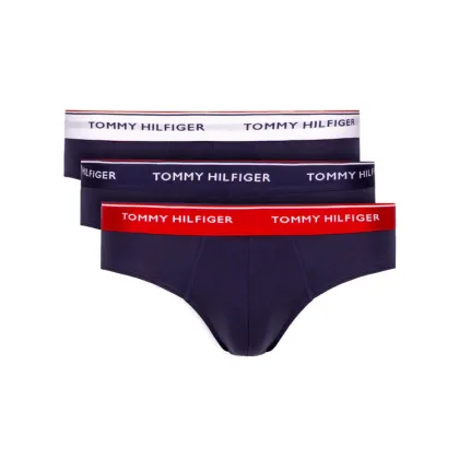 Zdjęcie Tommy Hilfiger Komplet 3 par slipów 3p Brief 1U87903766 Granatowy