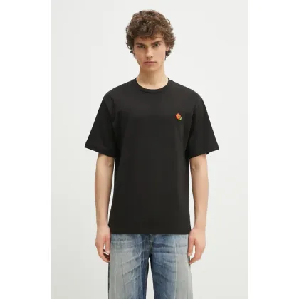 Zdjęcie Kenzo t-shirt bawełniany Pop męski kolor czarny gładki FF55TS5284SG.99J