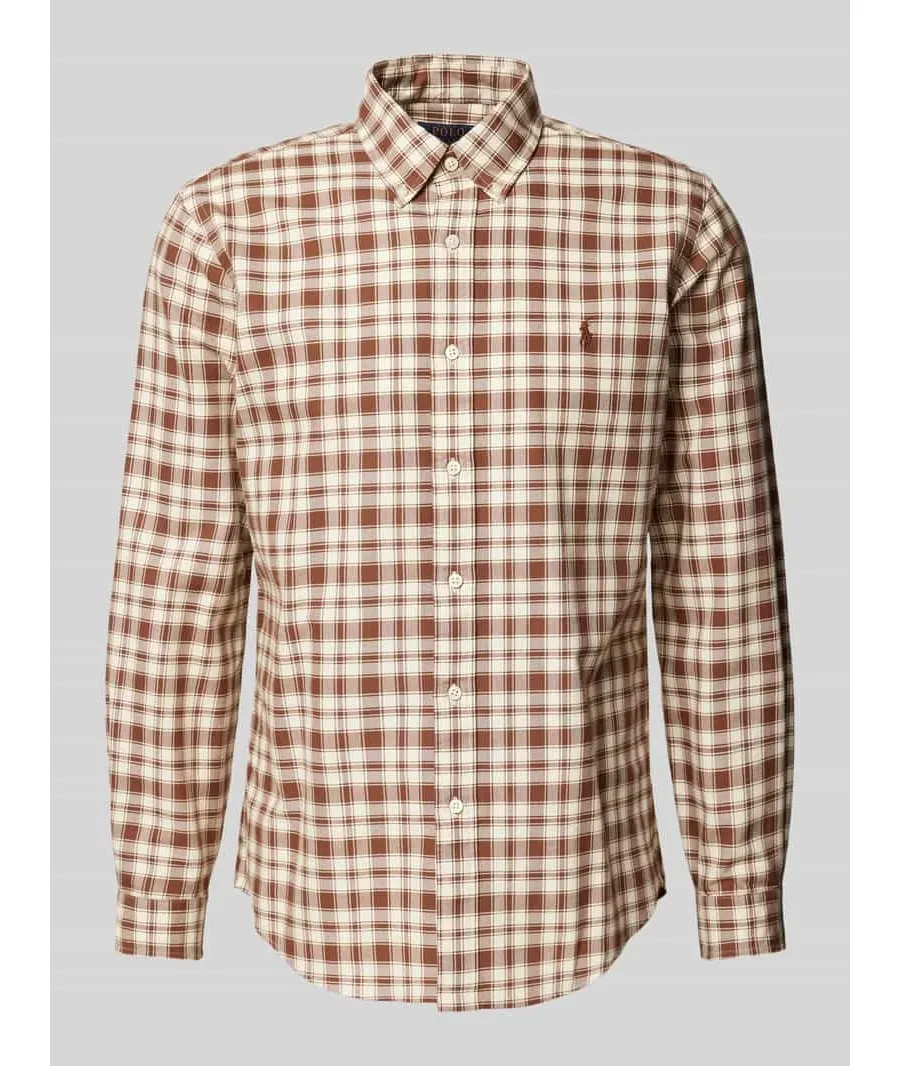 obrazek 1 Koszula casualowa o kroju regular fit z wyhaftowanym logo