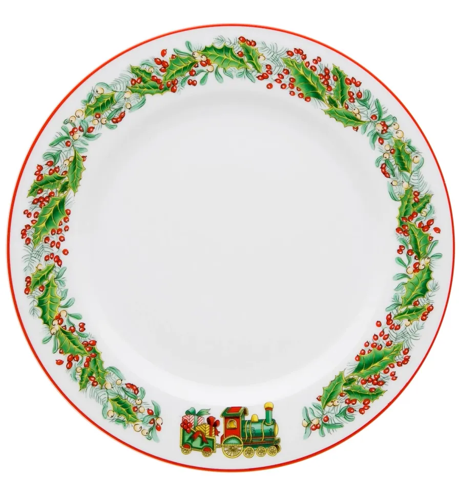 obrazek 7 Porcelanowy zestaw 6 talerzy deserowych ze świątecznej kolekcji Christmas Magic - Vista Alegre